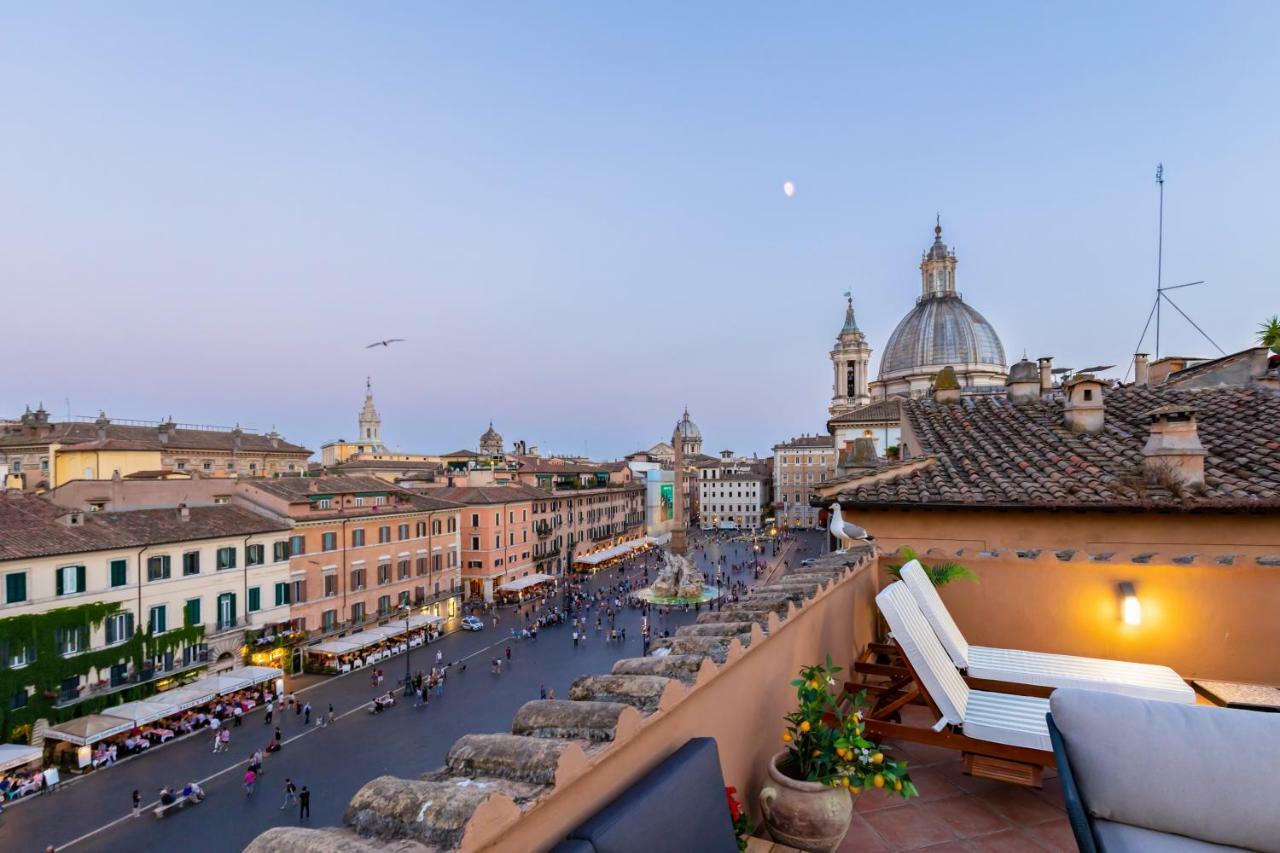 Presidential Penthouse Navona Daire Roma Dış mekan fotoğraf