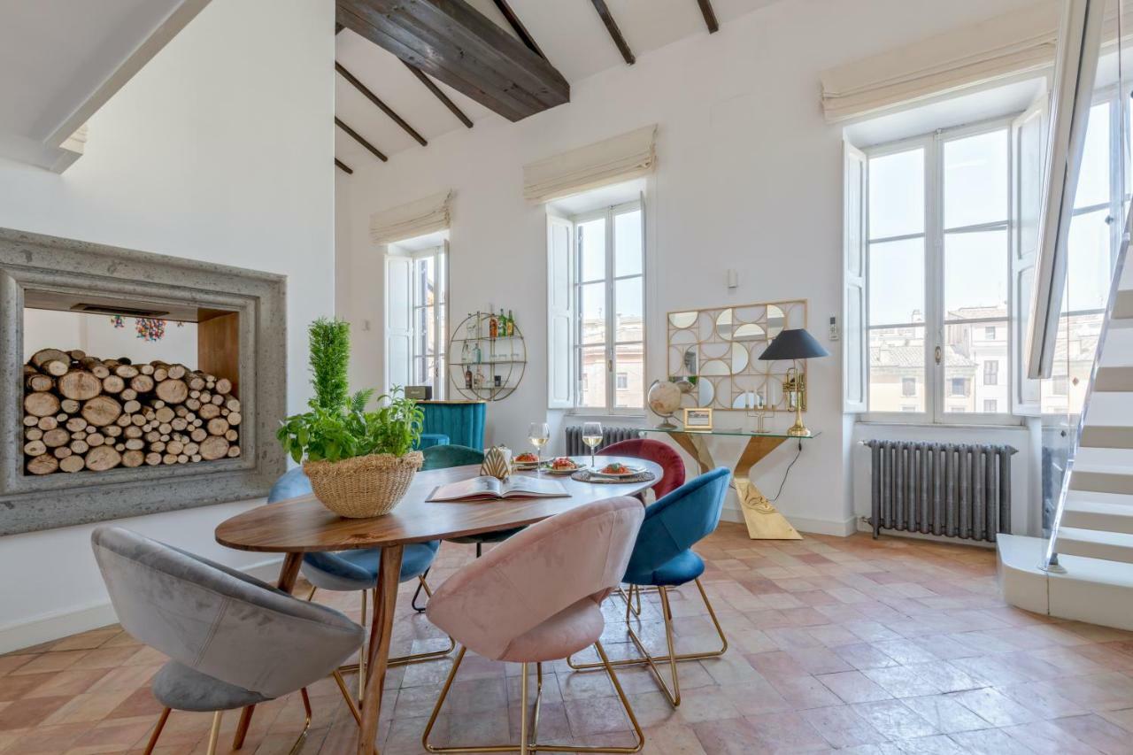 Presidential Penthouse Navona Daire Roma Dış mekan fotoğraf