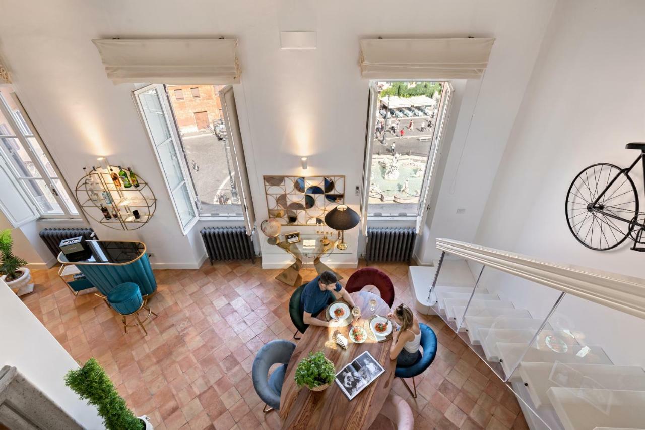 Presidential Penthouse Navona Daire Roma Dış mekan fotoğraf