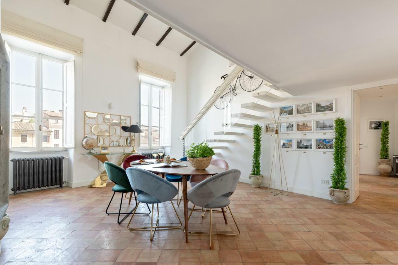 Presidential Penthouse Navona Daire Roma Dış mekan fotoğraf