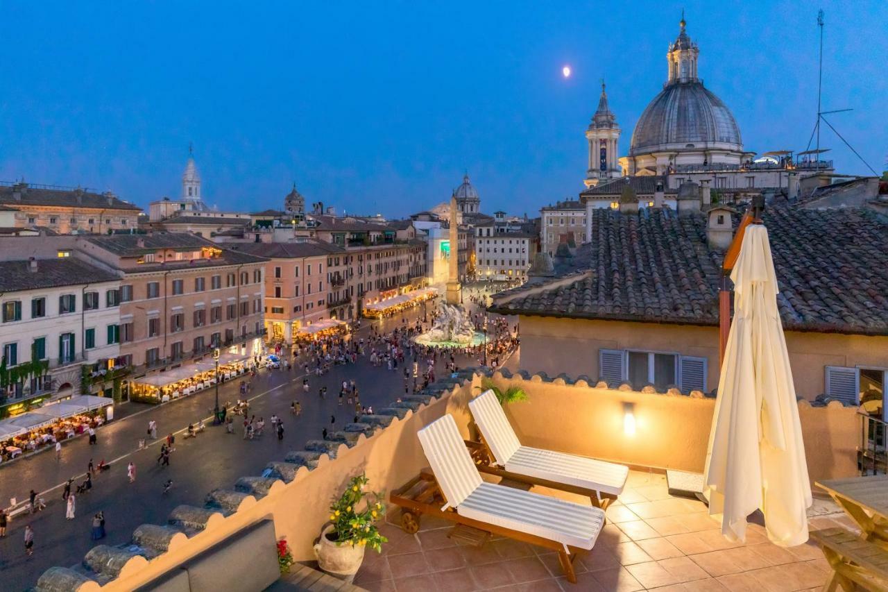 Presidential Penthouse Navona Daire Roma Dış mekan fotoğraf