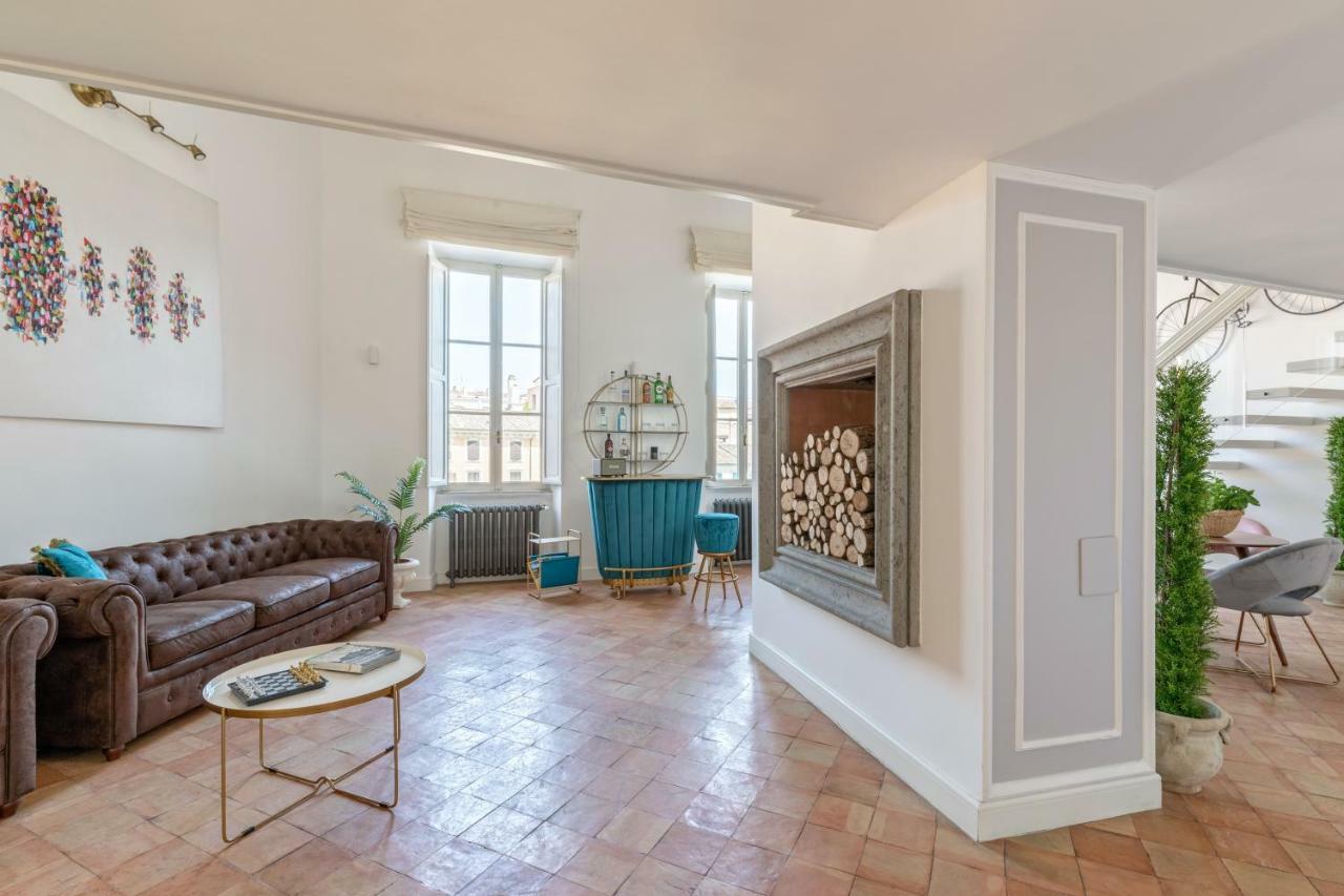 Presidential Penthouse Navona Daire Roma Dış mekan fotoğraf